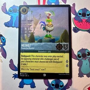 heihei (cold foil) 179/204 [moana] - common — disney lorcana: shimmering skies